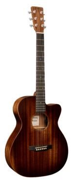 Martin Guitar, 000JrE-StreetMaster®, Junior Series, MX, Solid Sapele Top, Sapele Back and Sides, Satin, Martin E1 Electronics, Gig Bag Included