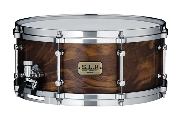 TAMA S.L.P. Snare Drum Fat Spruce 14"x6" Wild Satin Spruce – Image 1