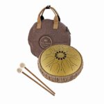 MEINL Sonic Energy Steel Tongue Drums Medium Octave Steel Tongue Drum - C Major - Gold – Image 3