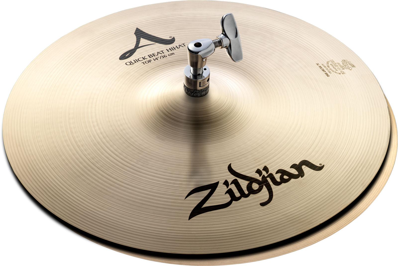 ZILDJIAN Hihat, A Zildjian, 14", Quick Beat Hats, traditional – Image 1