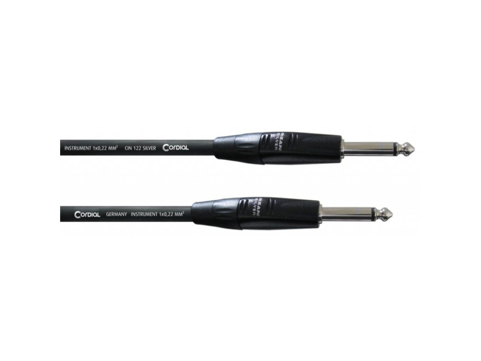 CORDIAL CII 1.5 PP câble instrument SilverLine, 1.5m, Jack - Jack – Image 1