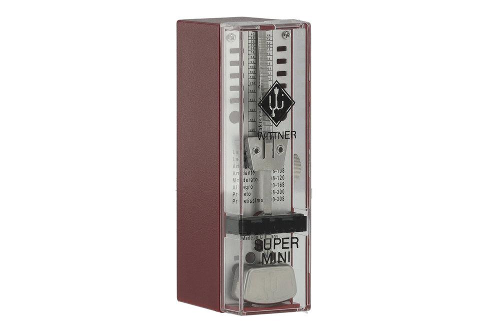 Wittner Métronome Taktell Super Mini Rouge rubis 884051 – Image 1