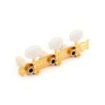 DER JUNG® MÉCANIQUES CLASSIQUE 3+3 LYRE BOUTON NACRÉ DORÉ
