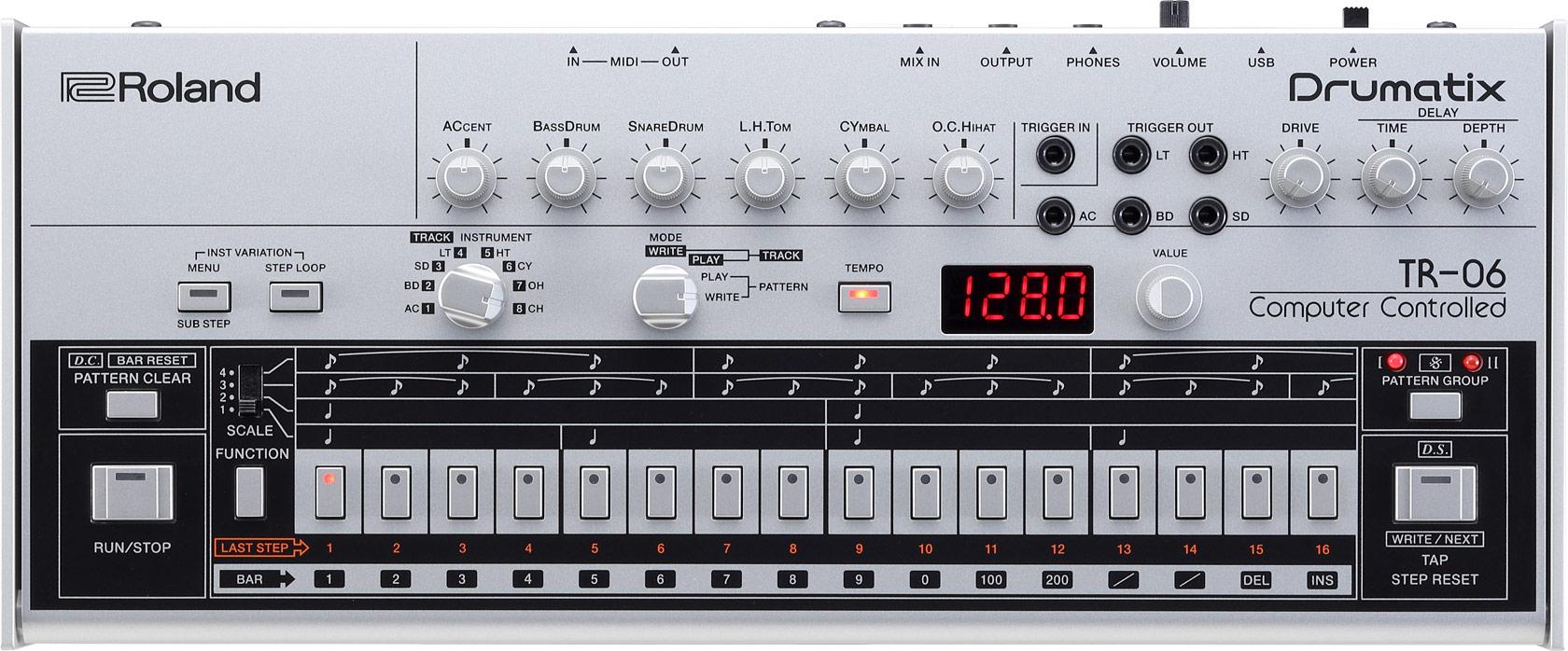 ROLAND DRUM MACHINES TR-06 - RHYTHM COMPOSER BASED ON THE ILLUSTRIOUS TR-606 – Image 1