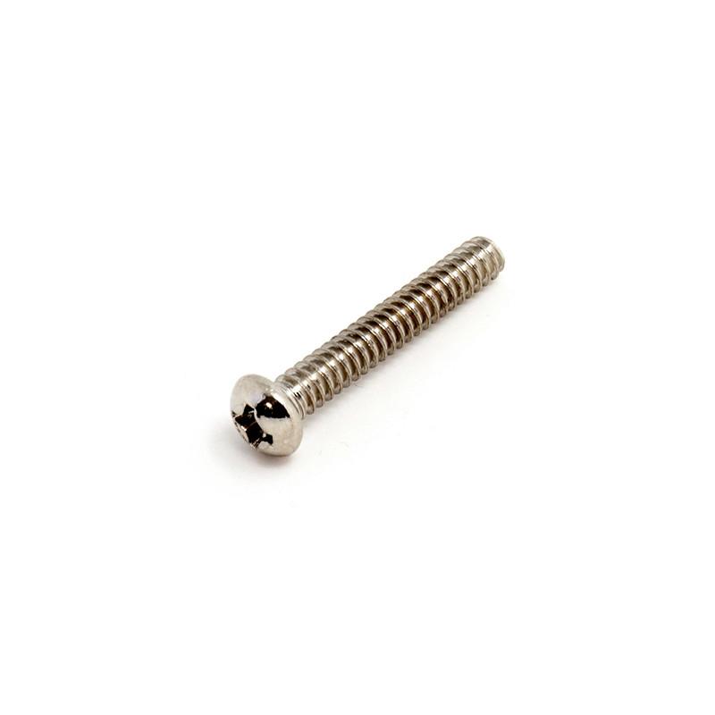 MOUNTING SCREWS FOR TELECASTER® BRIDGE PICKUP ROUND HEAD NICKEL (30pcs) – Image 1