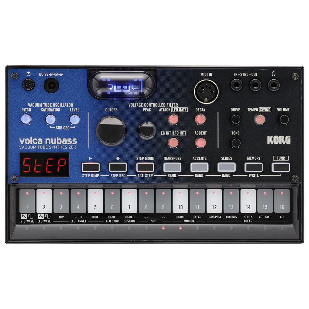 KORG Synthesizer, analog, volca nubass, Vacuum Tube Synthesizer, Seque – Image 1