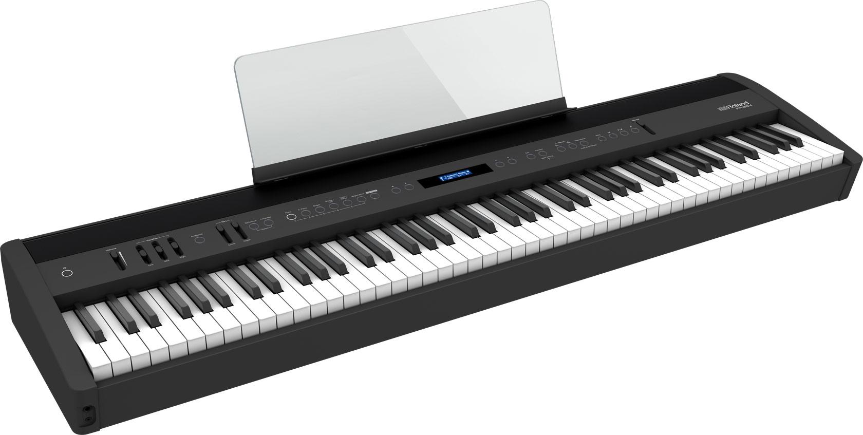 ROLAND FP-SERIES FP-60X-BK - PERFECT FOR HOME, STAGE & STUDIO WITH 88 NOTE WEIGHTED KEY ACTION (BLK) – Image 1