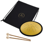 MEINL Sonic Energy 10" Compact Steel Tongue Drum ré mineur 8 notes 432 Hz doré – Image 3