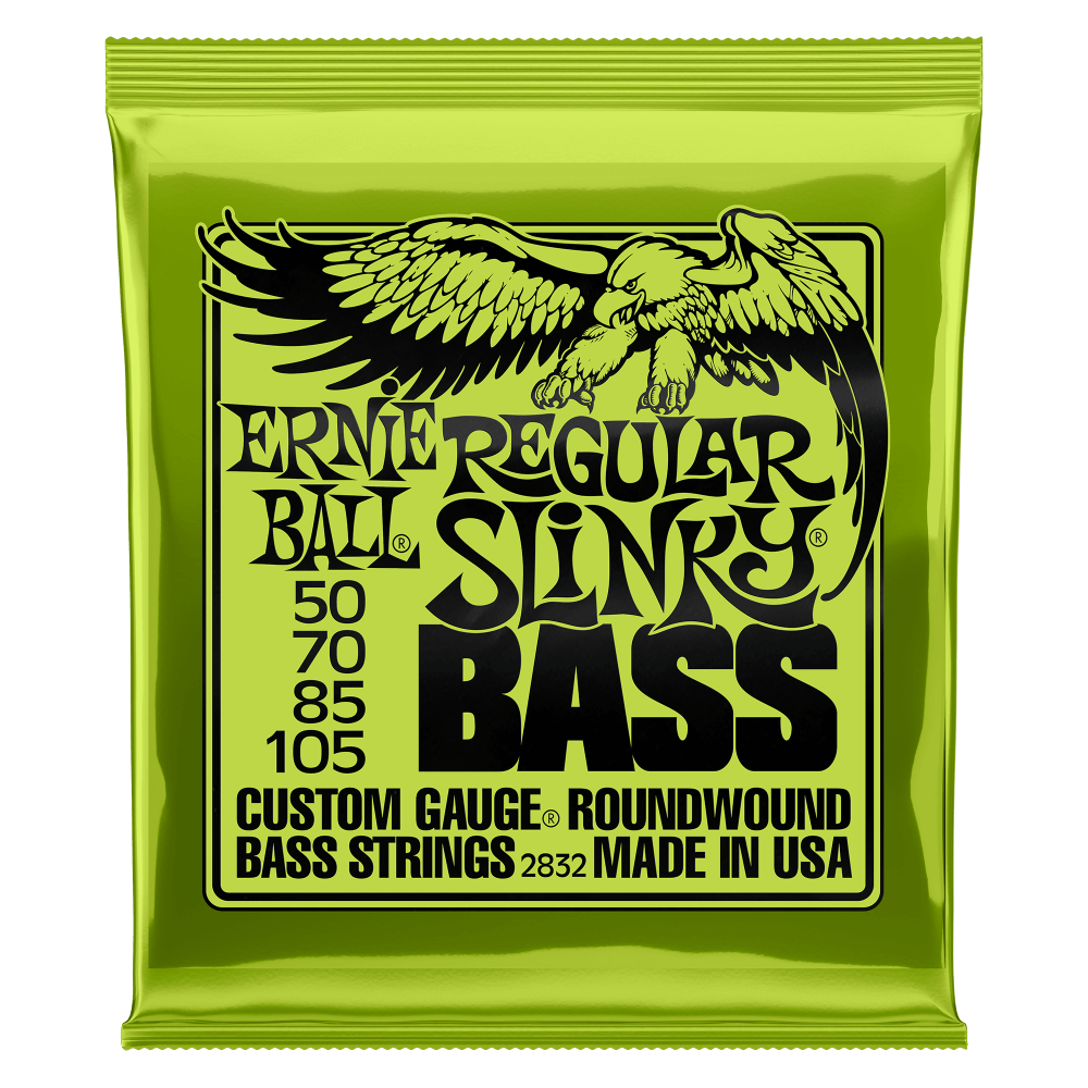 ERNIE BALL Saitensatz, E-Bass, Slinky, Regular 50-105 – Image 1