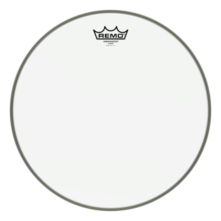 Remo BR-1324-00- BR-1324-00 Ambassador Bass Drum, 24" Clear