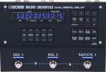 BOSS SDE-3000D - FAITHFUL RECREATION OF CLASSIC ROLAND 80’S RACK DELAY IN PEDAL FORMAT