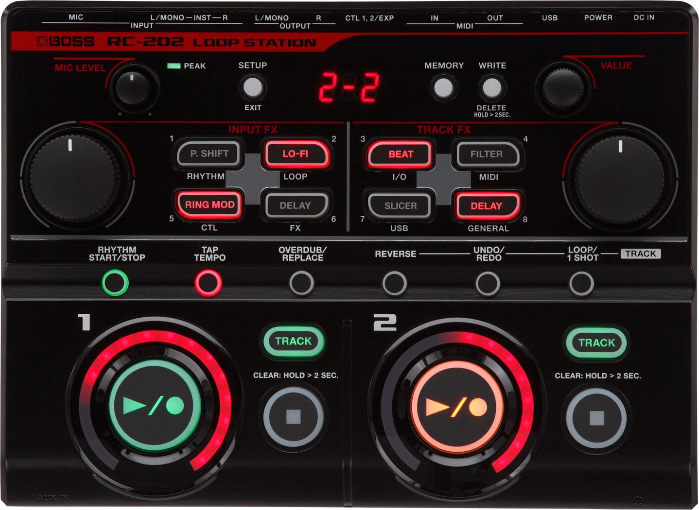 BOSS DESKTOP LOOPER RC-202 - DUAL TRACK DESKTOP LOOPER – Image 1
