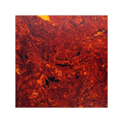 MATIERE BRUTE CELLULO POUR PLAQUE ACOUSTIQUE (300 x 250 x 1mm) TORTOISE ROUGE