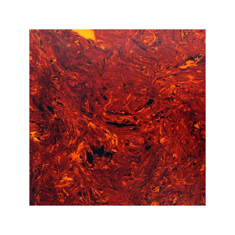 MATIERE BRUTE CELLULO POUR PLAQUE ACOUSTIQUE (300 x 250 x 1mm) TORTOISE ROUGE – Image 1