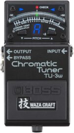 BOSS TUNER TU-3W - WAZACRAFT CHROMATIC TUNER, MADE IN JAPAN