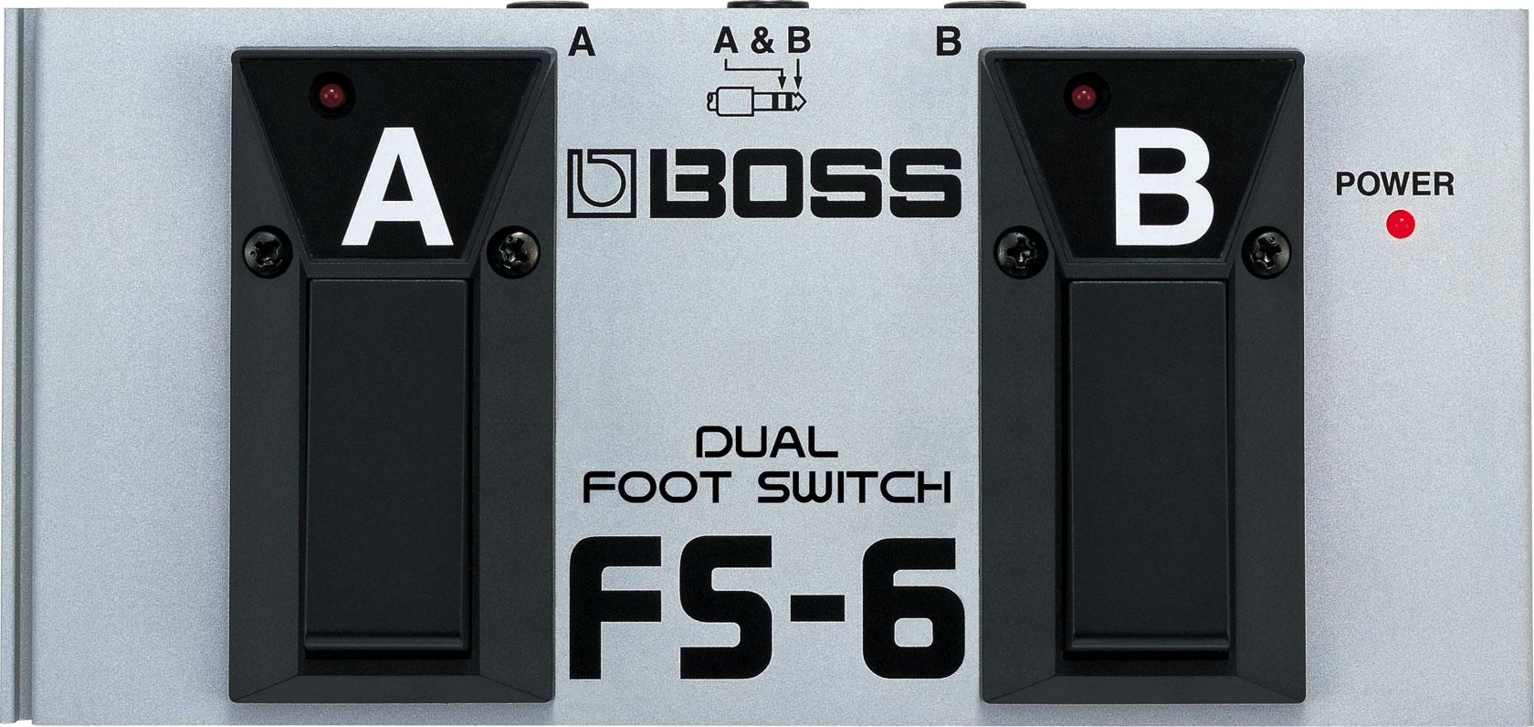 BOSS FOOT SWITCHES FS-6 - SIDE BY SIDE DUAL SWITCH (EACH SWITCHABLE BETWEEN MOMENTARY OR LATCH) – Image 1