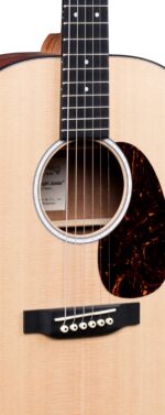 Martin Guitar, DJr-10E Spruce, Junior Series, MX, Solid Sitka Spruce Top, Sapele Back and Sides, Satin, Fishman® Sonitone electronics, Gig Bag Included – Image 3