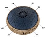 MEINL Sonic Energy Steel Tongue Drums Medium Octave Steel Tongue Drum - C Minor - Blue – Image 3