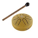 MEINL Sonic Energy Steel Tongue Drums Pocket Steel Tongue Drum - A Major - Gold – Image 3