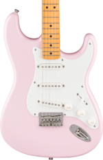 Squier Classic Vibe™ '50s Stratocaster® HT, Maple Fingerboard, Parchment Pickguard, Shell Pink – Image 3