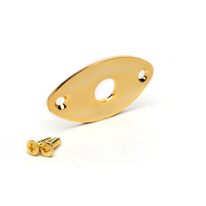 GOTOH® JCB-2 PLAQUE JACK "CAT'S EYE" AVEC VIS DORÉ – Image 1