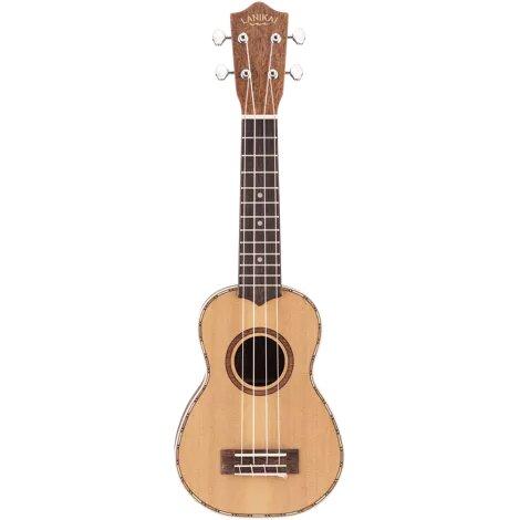 LANIKAI Sopranukulele, Cedar Solid Top Series, Tasche – Image 1