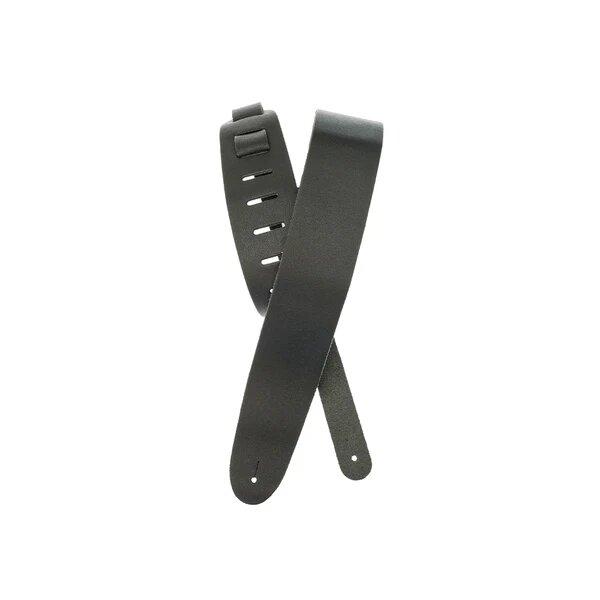 D'Addario Sangle de guitare en cuir classique D'Addario Basic, coloris noir – Image 1