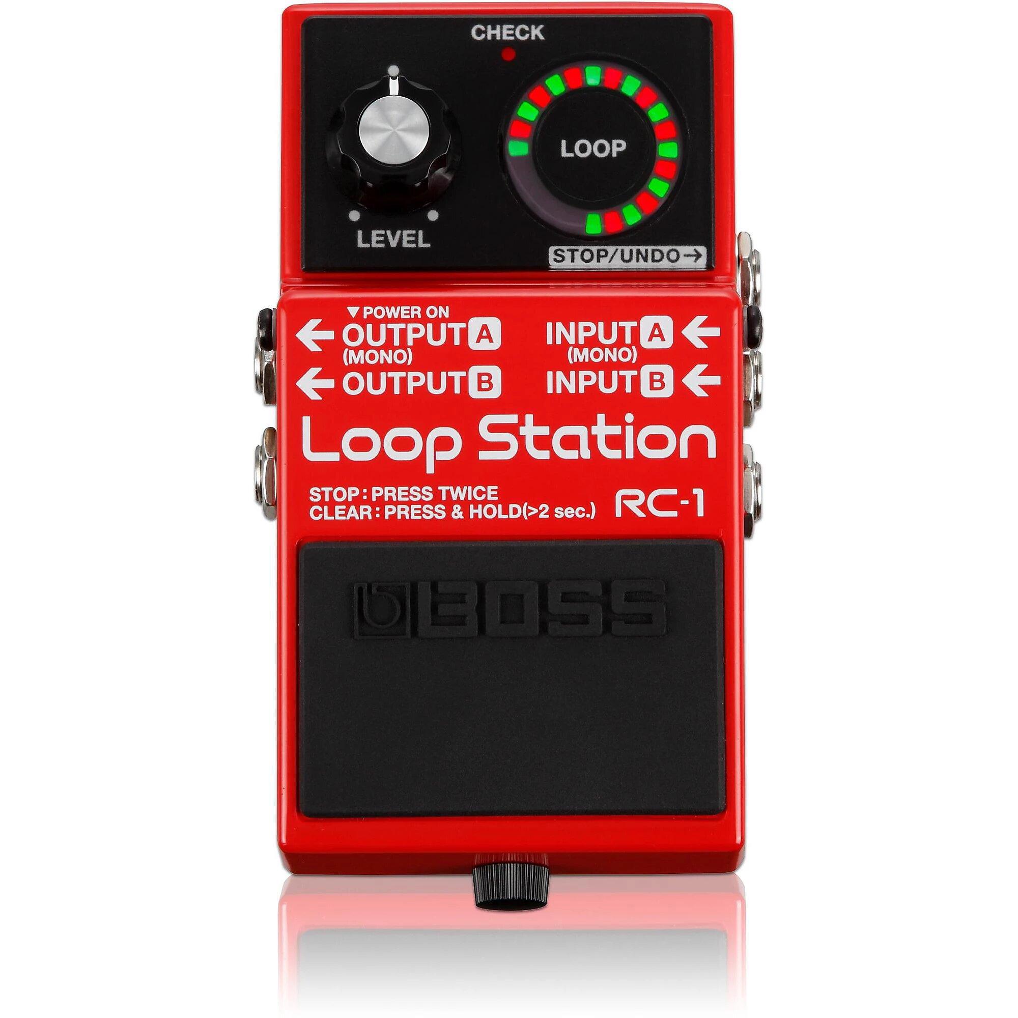 BOSS COMPACT LOOPER RC-1 - COMPACT PEDAL LOOPER WITH LOOP INDICATOR DIAL – Image 1
