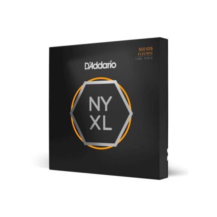 Cordes pour basse D'Addario NYXLS50105 filet nickel, Medium, 50-105, extrémités à boule, cordes longues