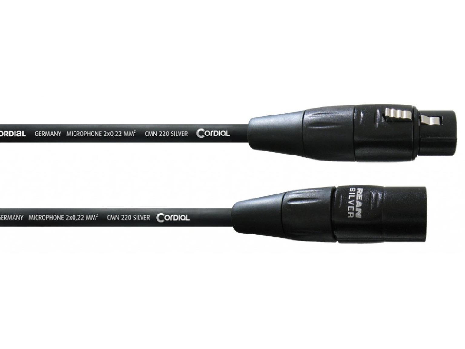 CORDIAL CIM 7.5 FM câble microphone SilverLine, 7.5m – Image 1