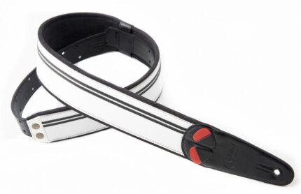 Guitar Strap Mojo Race-60 Black&White Right On
