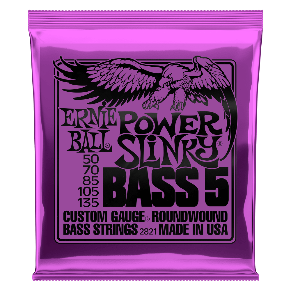 ERNIE BALL Saitensatz, E-Bass, Slinky 5-String, Power 50-135 – Image 1