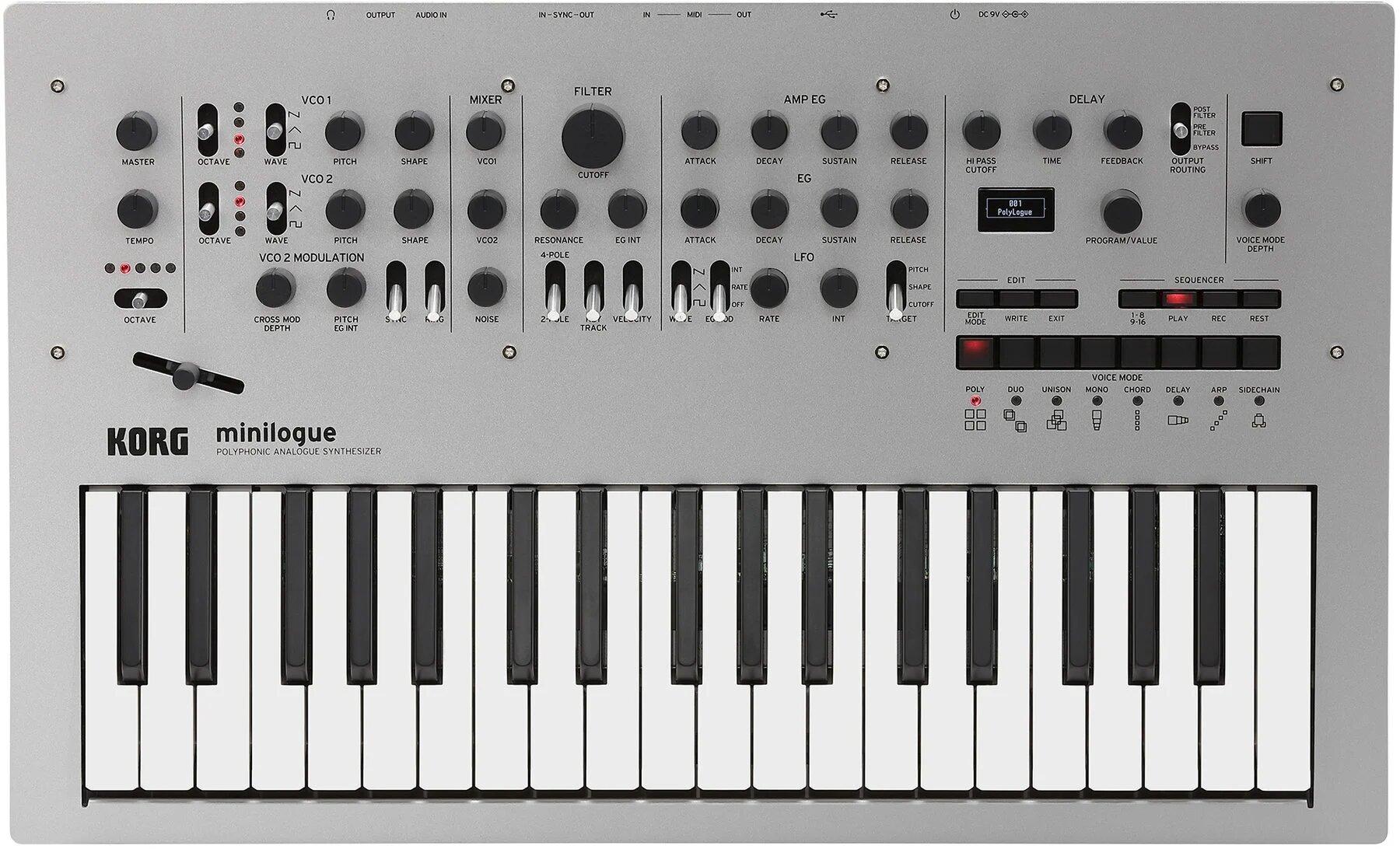 KORG Synthesizer, analog, minilogue, 4-stimmig, 37 Tasten – Image 1