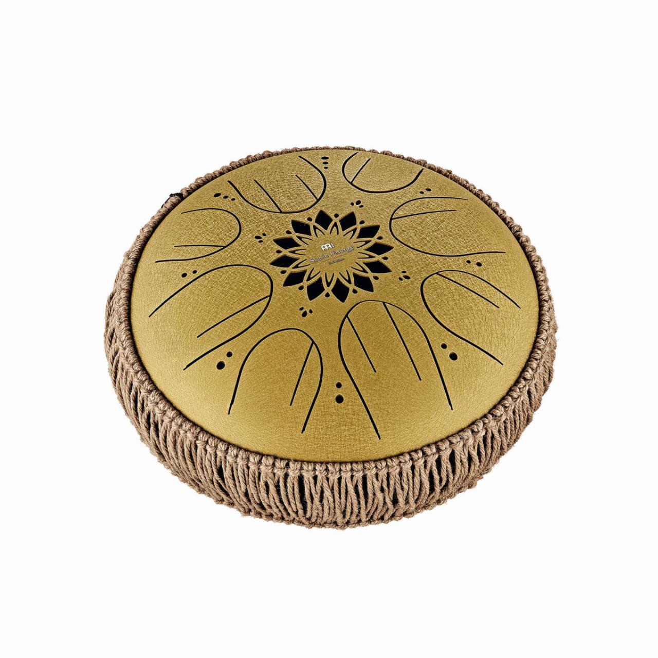 MEINL Sonic Energy Steel Tongue Drums Medium Octave Steel Tongue Drum - C Major - Gold – Image 1