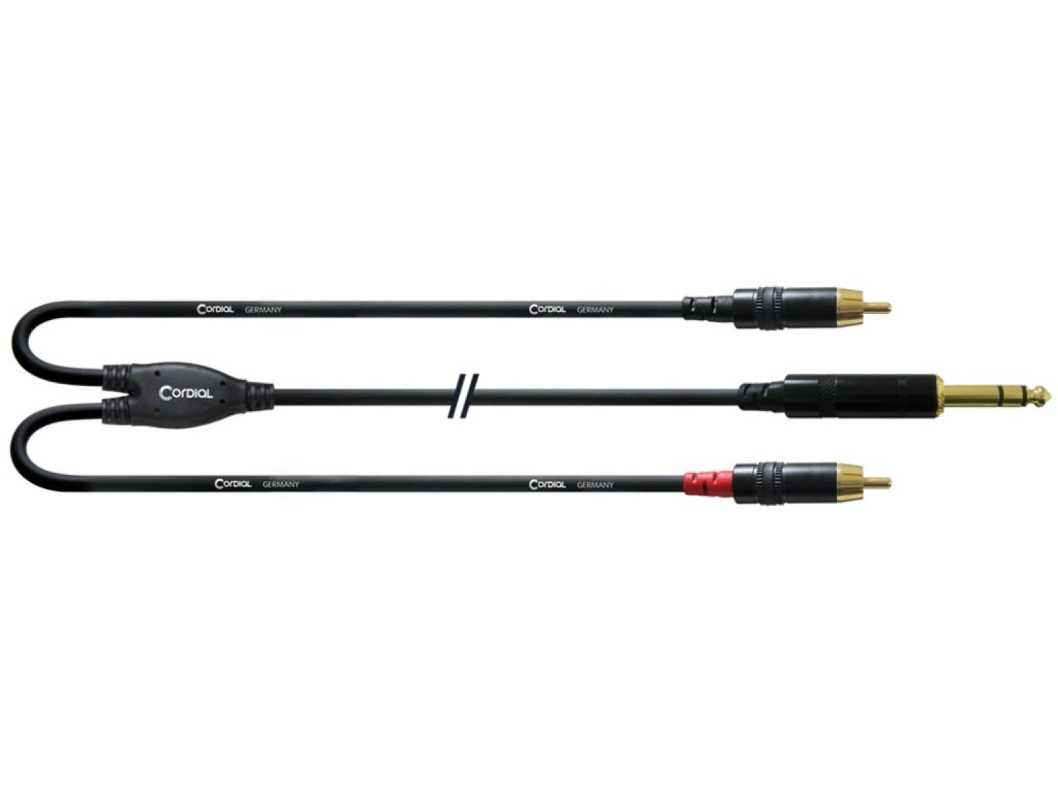CORDIAL CFY 6 VCC câble Y, 6m, Jack - 2x RCA – Image 1