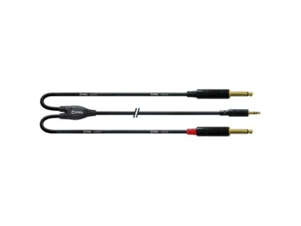 CORDIAL CFY 3 WPP câble Y, 3m, MiniJack- 2x Jack