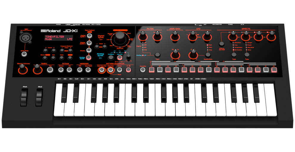 ROLAND JD SERIES JD-XI - INTERACTIVE ANALOGUE / DIGITAL CROSSOVER SYNTH – Image 1