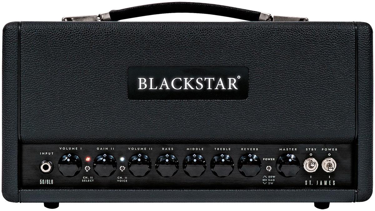 BLACKSTAR Tête de guitare électrique, St. James 50 6L6H, 50W, Noir – Image 1