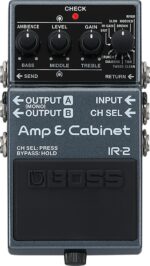 BOSS IR CABINET SIMULATOR IR-2 - AMP MODELLER AND CABINET IMPULSE RESPONSE, COMPACT PEDAL