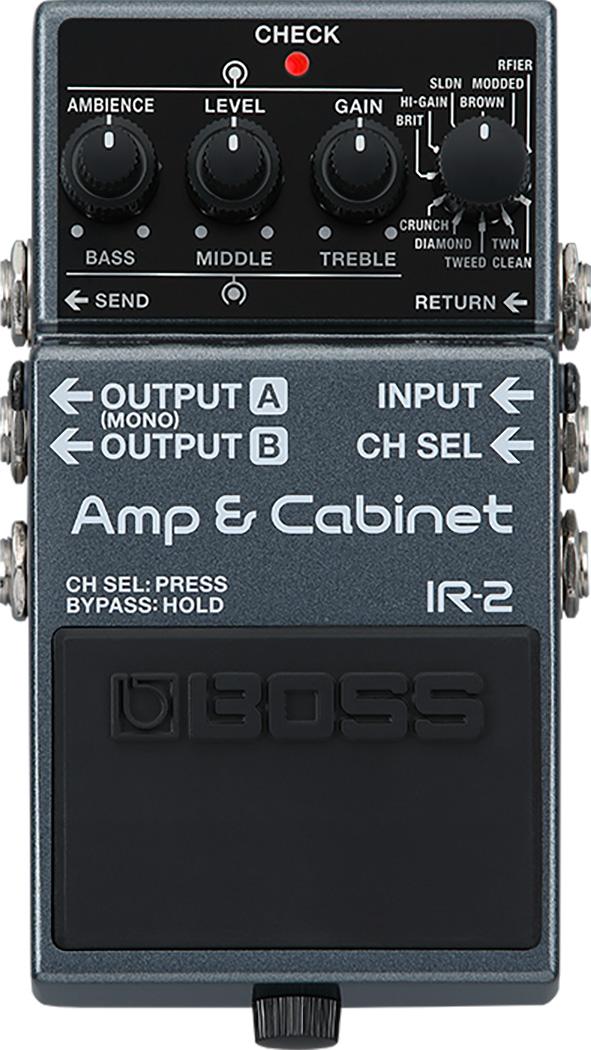 BOSS IR CABINET SIMULATOR IR-2 - AMP MODELLER AND CABINET IMPULSE RESPONSE, COMPACT PEDAL – Image 1