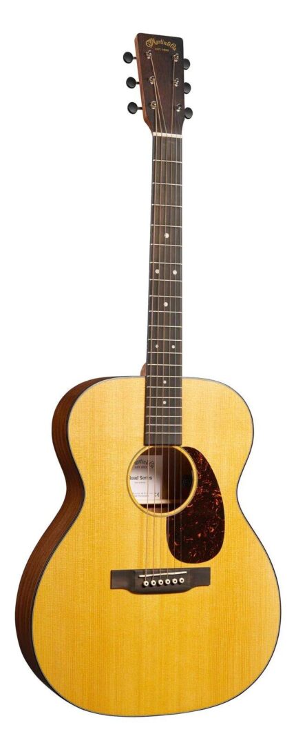 Martin Guitar, 000-10E-Retro-Sapele, Road Series Retro, MX, Solid Sapele Top, Back and Sides, Satin, Martin M1 electronics, Soft Shell Case Included