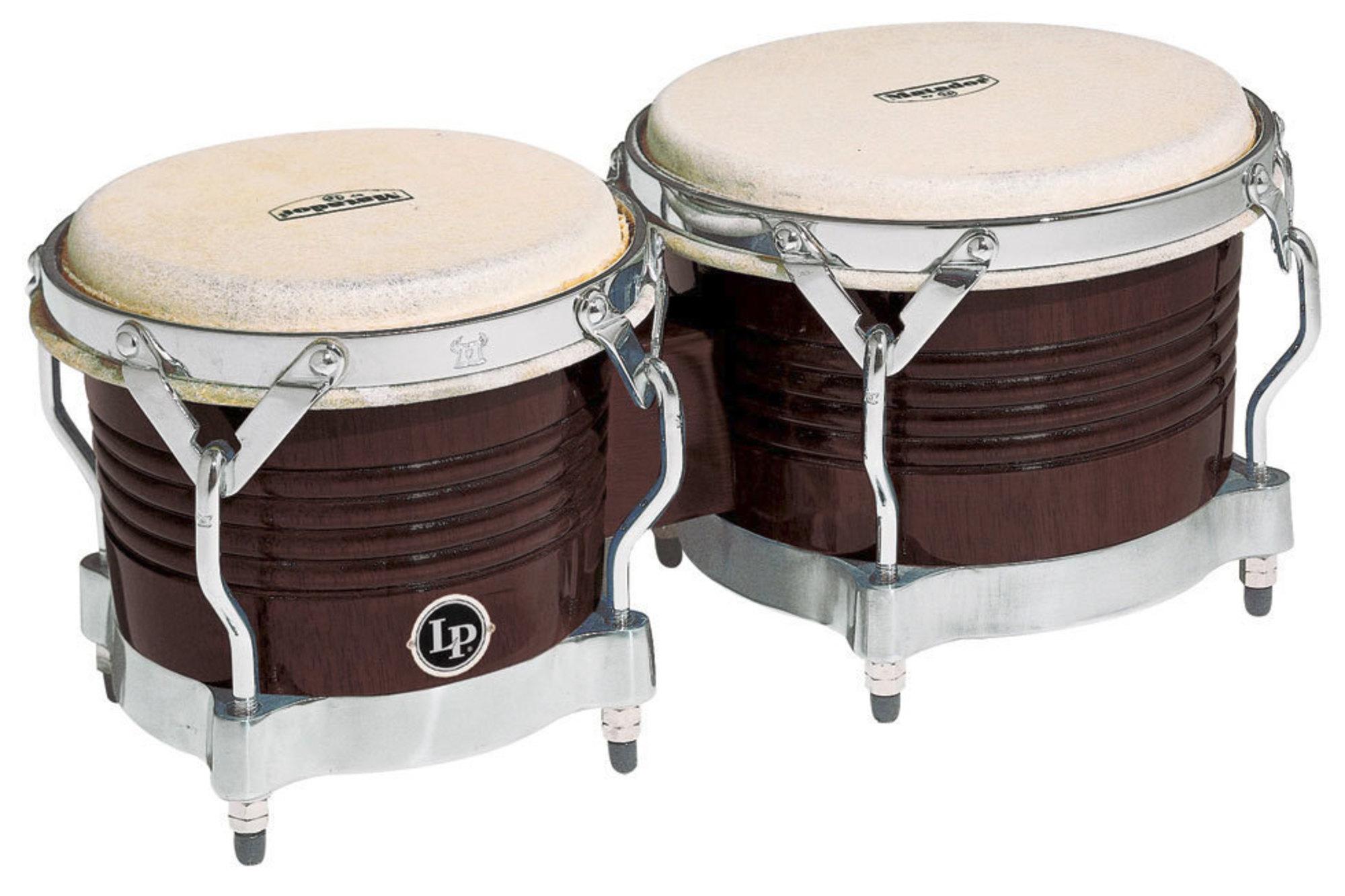 Latin Percussion Bongos Matador bois Dark Wood – Image 1