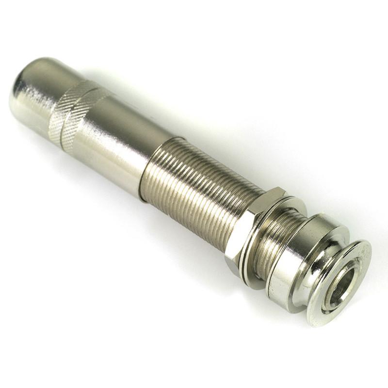 JACK TUBE STÉRÉO TYPE FISHMAN® AVEC ATTACHE COURROIE NICKEL – Image 1