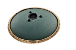MEINL Sonic Energy 16" Octave Steel Tongue Drum fa dièse mineur 9 notes 432 Hz vert foncé motif floral gravé – Image 3