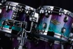 Starclassic Walnut/Birch Kit de fûts (sans caisse claire) Finition Limitée Mappa Burl Outer Ply & Black Nickel Shell Hardware – Image 4