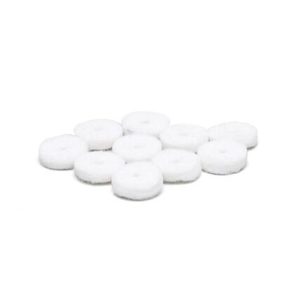 FEUTRINES ATTACHES COURROIES BLANC (10pcs)