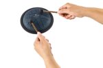 MEINL Sonic Energy Mini Steel Tongue Drum - A Major - Navy Blue – Image 4