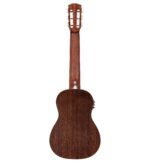 ALVAREZ AU70WBE/6 Natural Satin Baritone/6 String Travel Guitar, AUE20 EQ with Tuner – Image 4