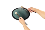 MEINL Sonic Energy 10" Compact Steel Tongue Drum si mineur 8 notes 432 Hz vert foncé – Image 3