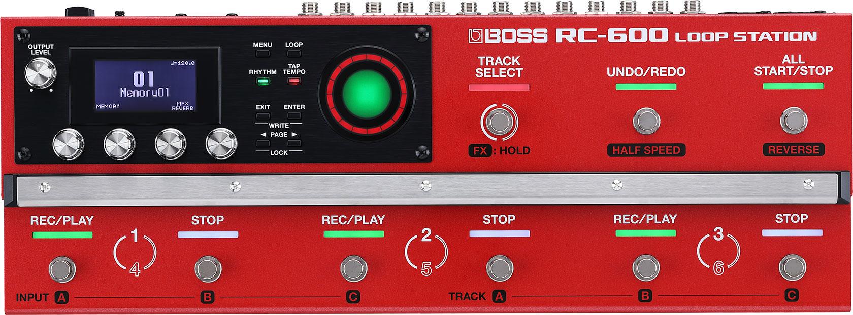BOSS MULTI PEDAL LOOPER RC-600 - FLAGSHIP 6 TRACK PEDAL LOOPER WITH 32 BIT PROCESSING, IDEAL FOR MULTI INSTRUMENTALISTS – Image 1